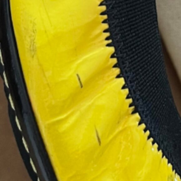 Chanel Yellow & Black Cap Toe Ballet Flats - Picture 7 of 7